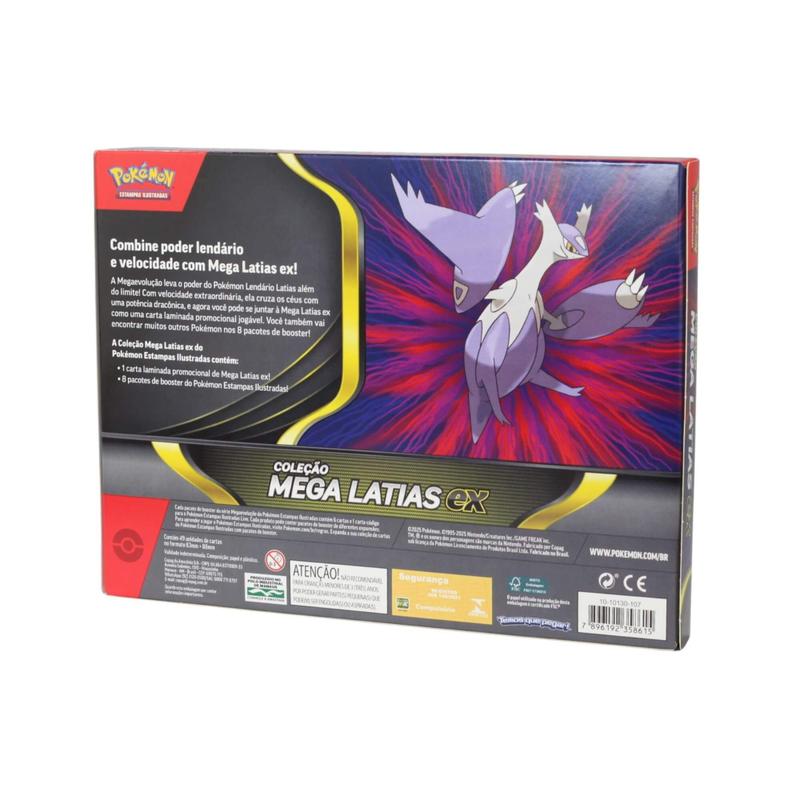 Box Pokemon Coleção Mega Latias Ex Copag - 35862 - Deck de Cartas